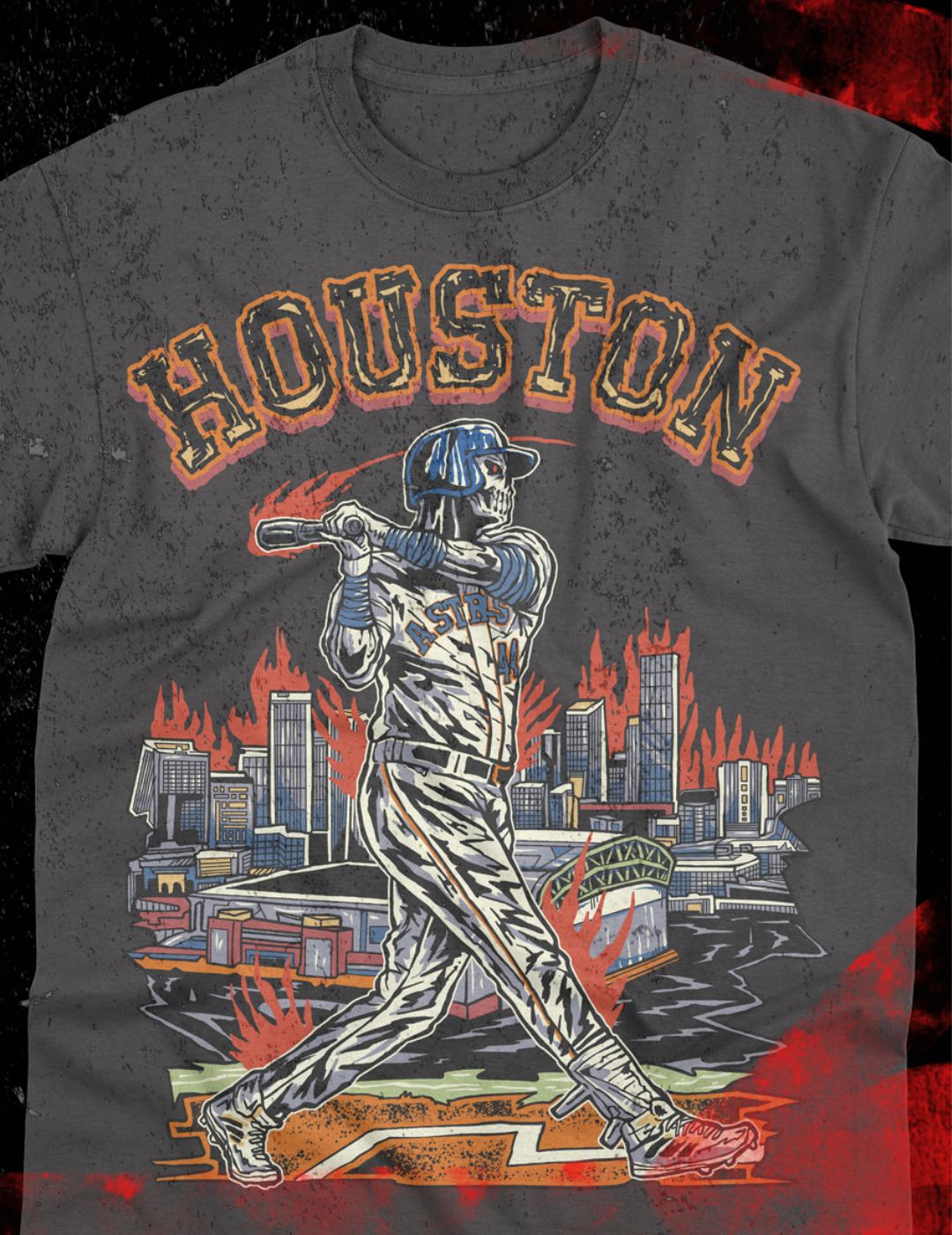 Houston Vinyl Essential T-Shirt for Sale by danielfgf